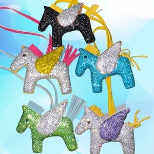 Bling Pegasus Bag Charm